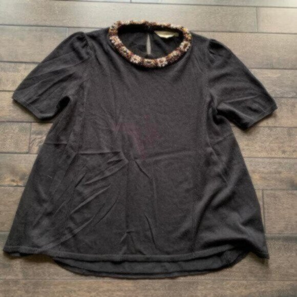 Anthropologie HWR Embellished Sweater - Picture 1 of 2